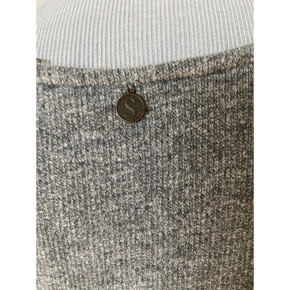 Soft Surroundings French Terry Asymmetric Tunic Top Size XS Gray Comfycore Chic - Picture 5 of 9